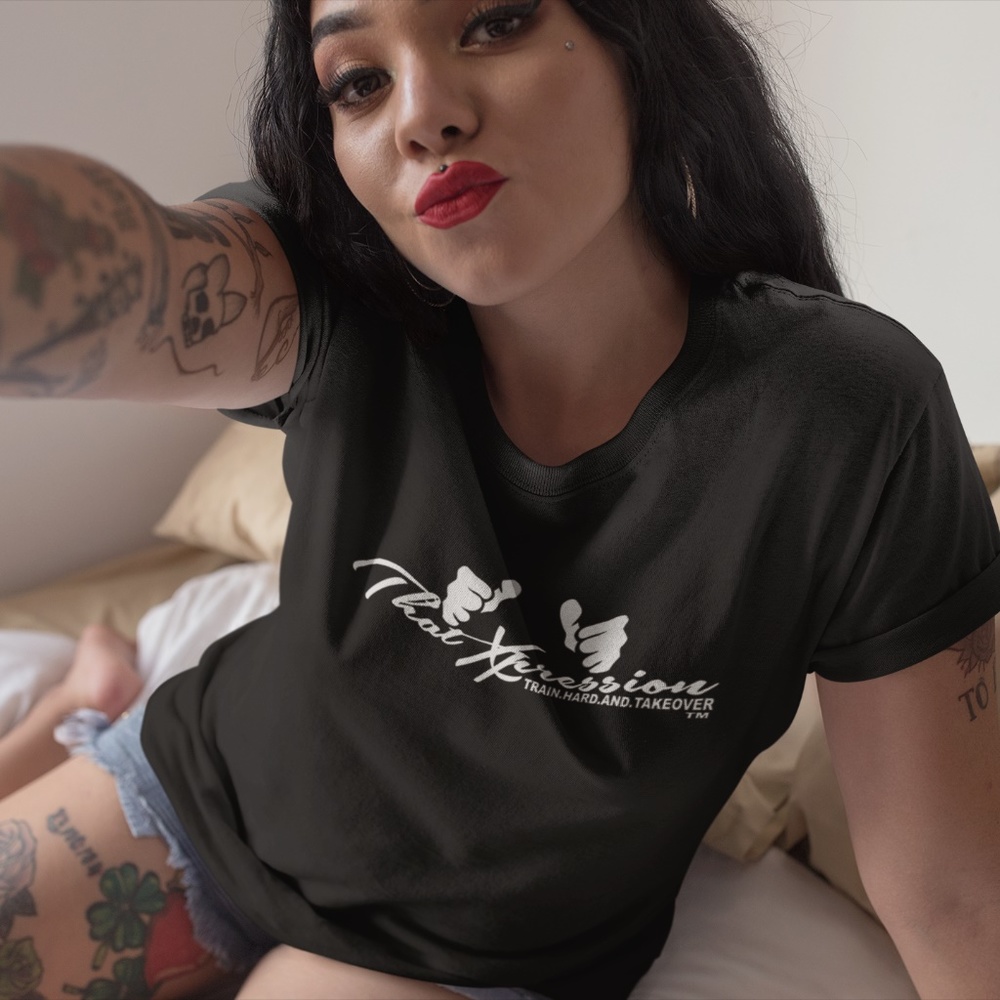 Unisex Branded Train Hard And Takeover Tee